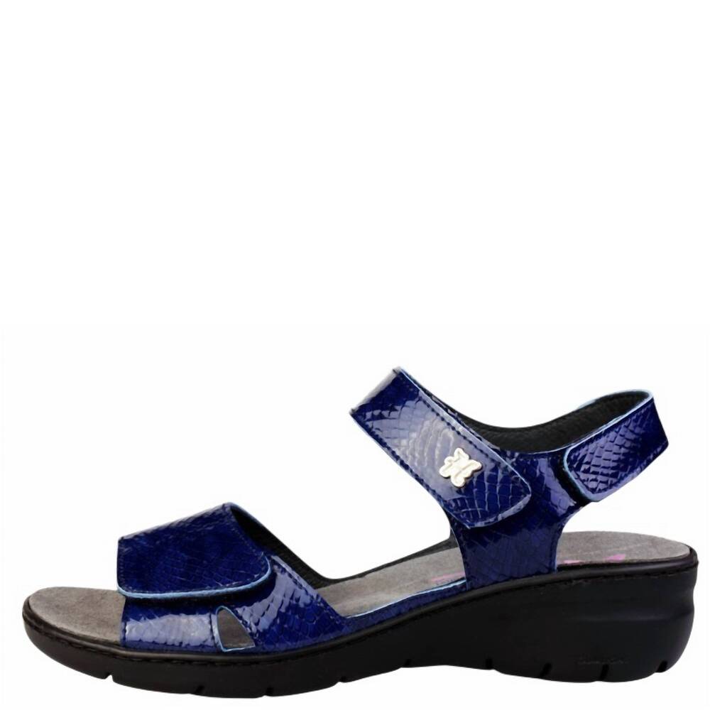 NEW HELLE COMFORT women's anna quarterstrap sandals in navy